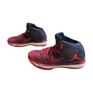 Nike Air Jordan XXXI(GS) Sz6.5Y Black University Red Bred Banned 848629 001 Used